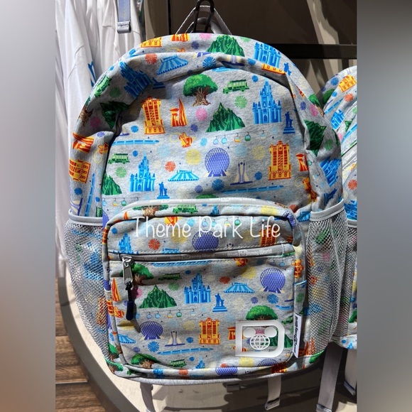 Disney Handbags - 2025 Disney Four Parks Icons Epcot Kingdom Studios Full Size Large Backpack NEW